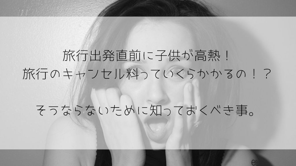旅行のキャンセル料はキャンセル保険で返金 子連れ旅行の強い味方 No Miles No Life Spgアメックスをメインでマイルを貯めて子連れ旅行 をお得でラグジュアリーに行く方法節約旅行ブログ