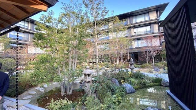 ホテルザ三井京都の庭園2