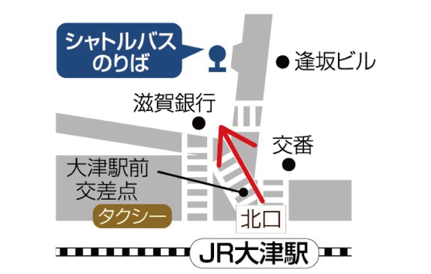 琵琶湖ホテルのアクセス地図