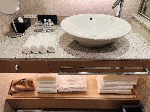 ウェスティン都ホテル京都の洗面台