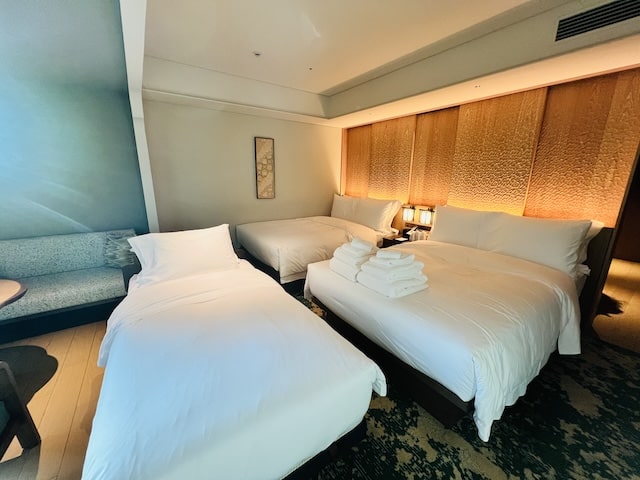 紫翠ラグジュアリーコレクションホテル奈良のベッドルーム2