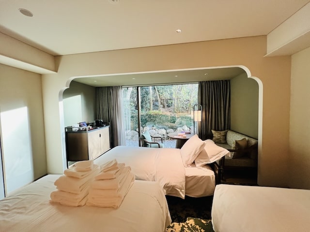 紫翠ラグジュアリーコレクションホテル奈良のベッドルーム3