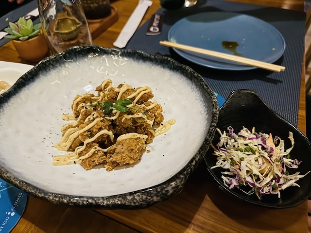Wバリスミニャック付近の日本食レストランHINOTORIメニュー1